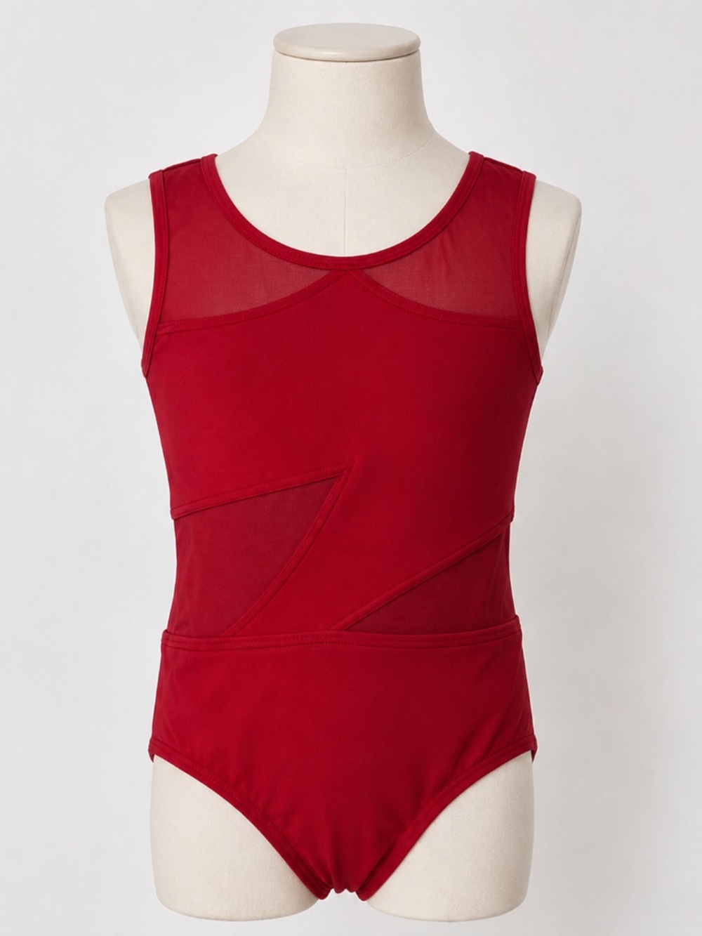 EUC Girls Dark Pin Mesh Dance Leo Ballet Gymnastics Contemporary Performance